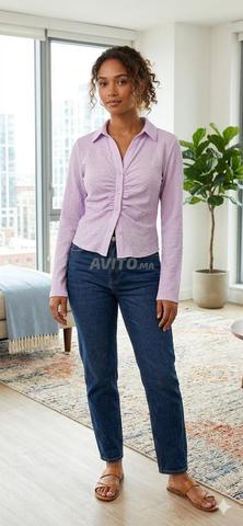 Chemise rose