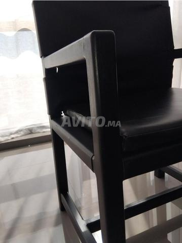 Chaises artisanales en bois massif - style designer - 2
