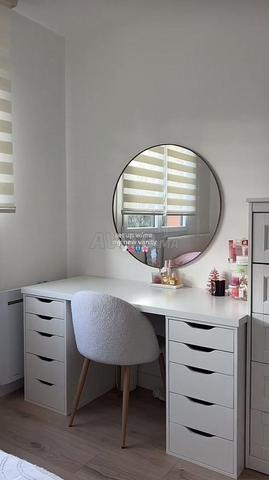 Coiffeuse avec miroir LED - 2