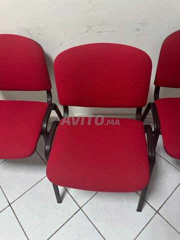 Chaises visiteurs - accueil - salle d'attente - 2