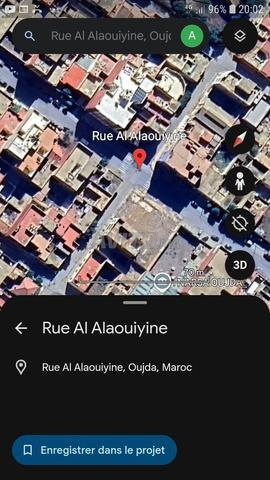 Terrain à vendre deux façades