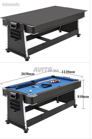 Billard Ping Pong Air Hockey - 2