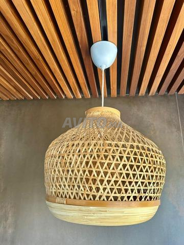 Lampe suspendue bambou 45 cm - 2