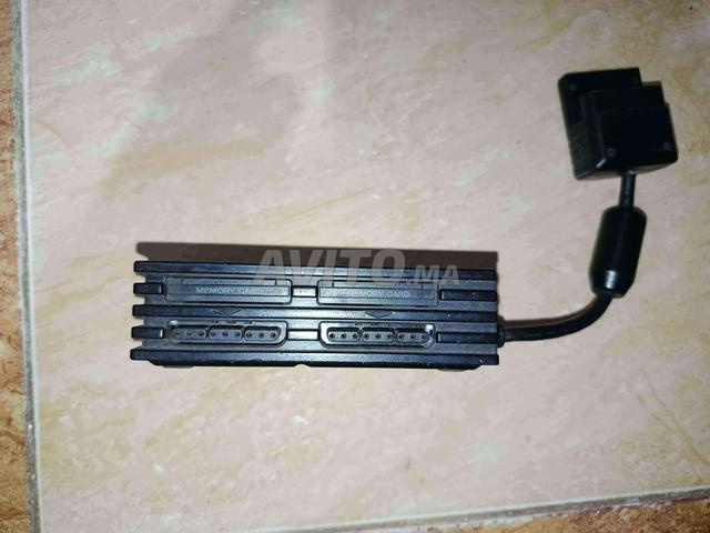 Manette PS2 originale avec adaptateur pour 4 autres manettes - 2
