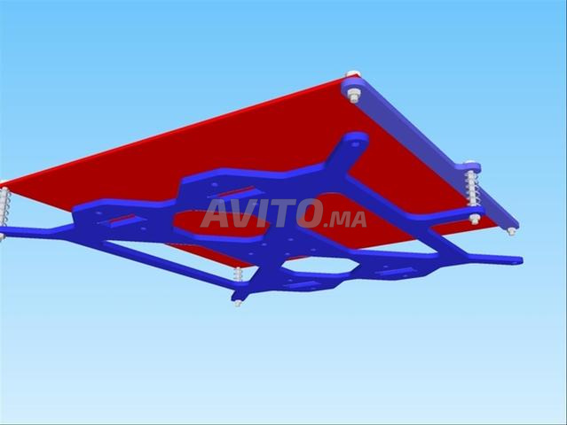 laser cut frame for the 3D printer made of 3 mm