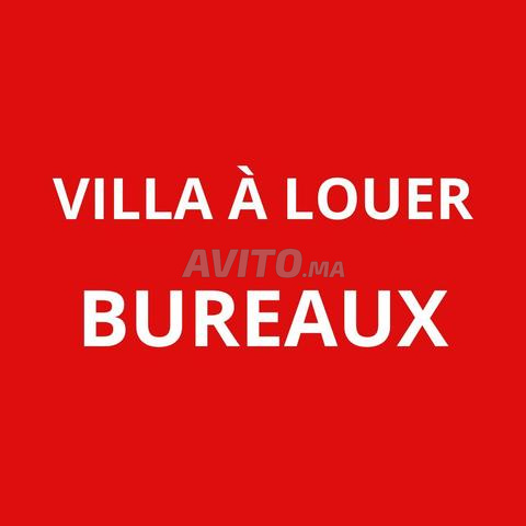 VILLA À LOUER BUREAUX