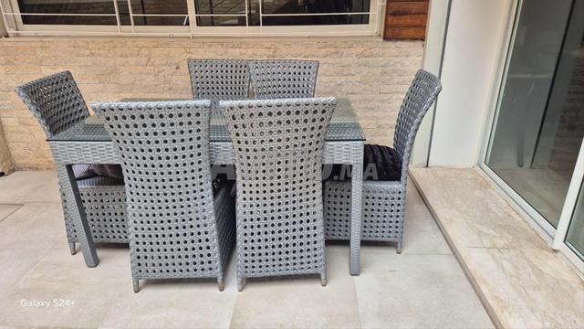 Table de jardin 6 chaises - 2