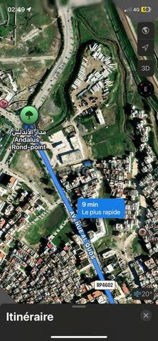 أرض 2450 م2 للبيع 3 واجهات 3 عمارات طنجبالية