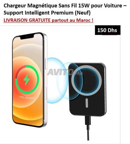 Chargeur Magnétique Sans Fil 15W pour Voiture