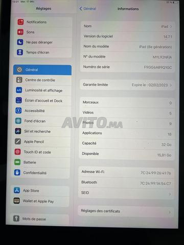 iPad 8ème génération - 2