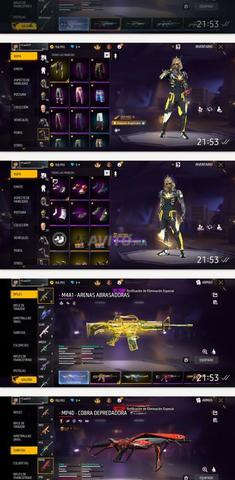 Compte FF avec plusieurs skins d'anime - 2