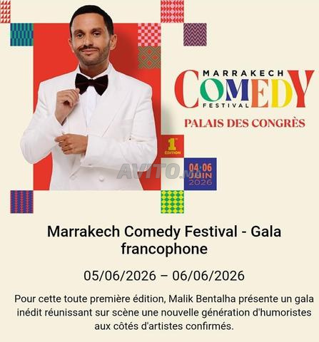 2 billets pour le Marrakech Comedy Festival