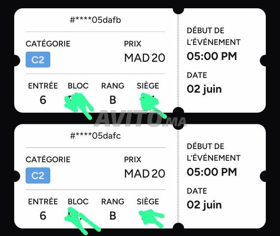 Billet finale Sénégal vs Tanzanie