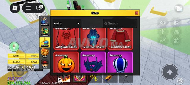 Vente compte Blox Fruit - 2