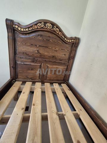 Matelas avec tête de lit une place - 2