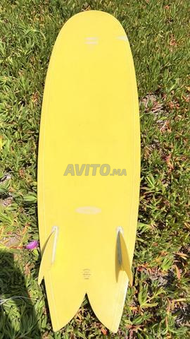 Planche de surf fish twin avec dérives, 7'2 - 2
