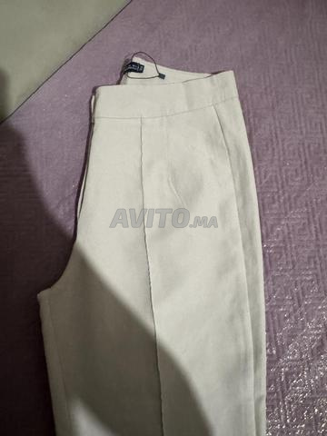 Pantalon beige ZARA femme chic 130 DH Salé - 2
