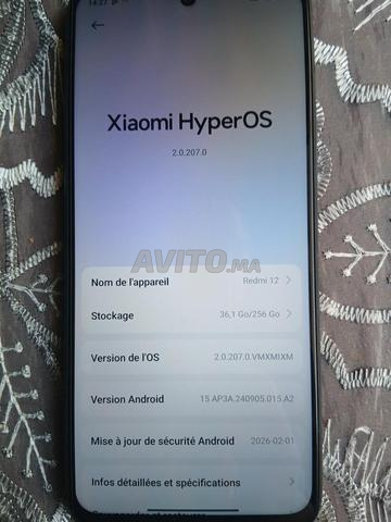Redmi 12 Noir Miroir 256Go État Neuf Casablanca - 2