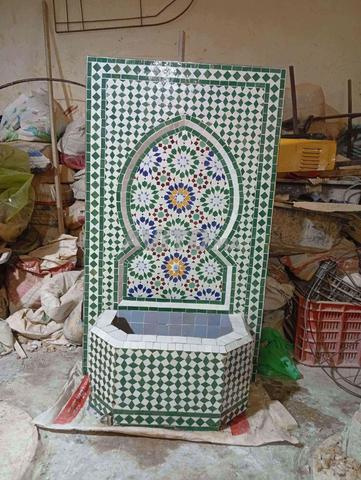 صقلية الزليج البلدي الفاسي بزخرفة عتيقة 🇲🇦🥰
