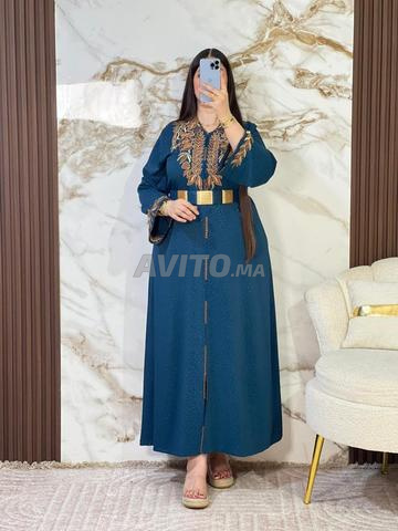 Caftan moderne avec ceinture - 2