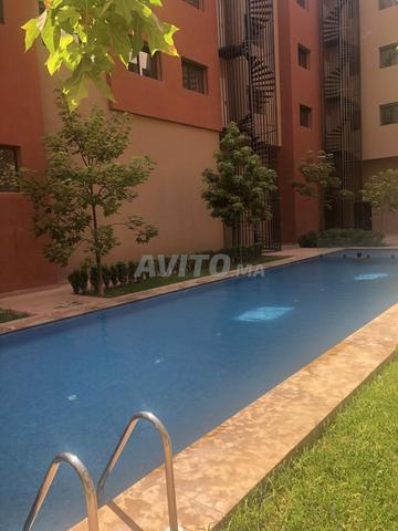A vendre Appart 84 m² avec piscine 2km de gueliz