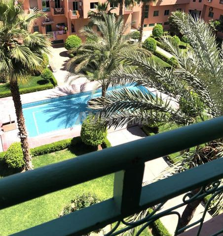 Appartement piscine location vacances Marrakech - 2