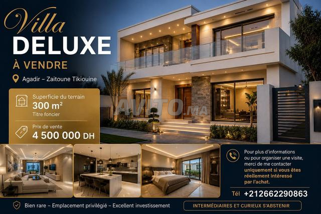 Villa Deluxe à Vendre Agadir Zaitoune Tikiouine