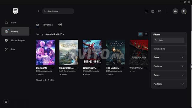 حساب Epic Games