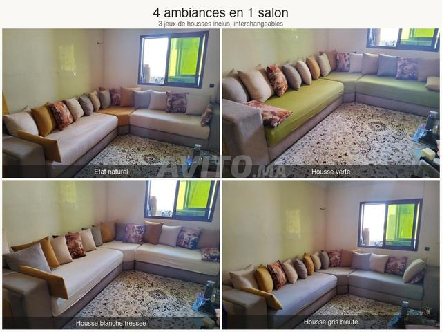 Salon marocain sur mesure angle L premium - 2