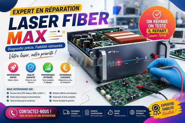 Réparation d’Alimentations Laser Fiber MAX
