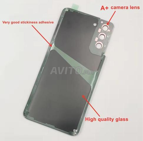 ظهر زجاجي جودة ممتازة للهاتف Samsung S21 Plus - 2