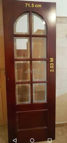 Portes en bois avec carreaux 71x200