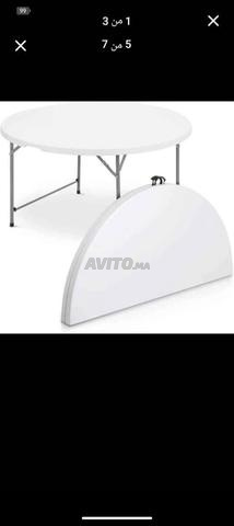 Table ronde pliable 1.20cm - 2