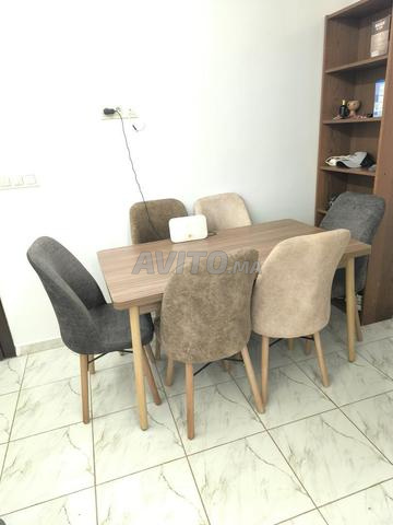 Table à manger neuve 140x80 et 6 chaises - 2