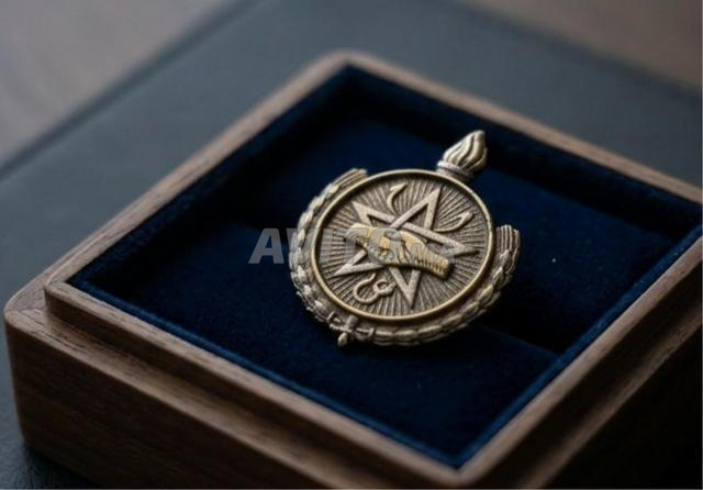Broche Rare en Laiton Ancien / Pièce Unique en Laiton - 2