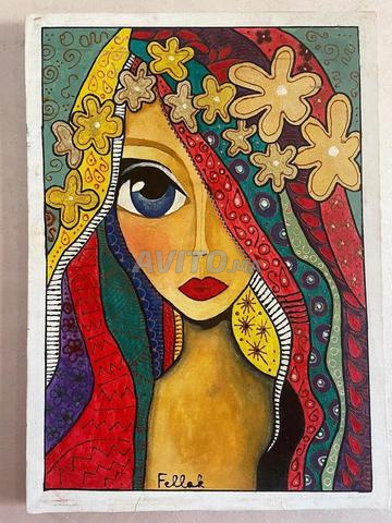 Tableau acrylique sur toile fait main
