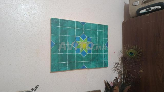 سحر الفن المغربي لوحة زليج فاسي فاخرة لمنزلك