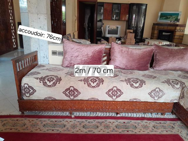 Bois de salon 4 sans matelas et 5 sommiers - 2