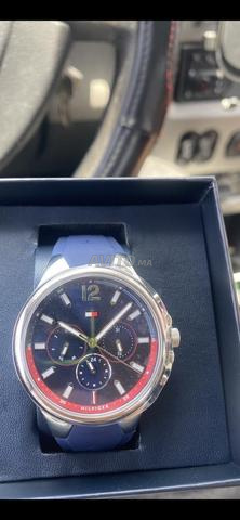 Montre à quartz moderne en acier inoxydable bleu - 2