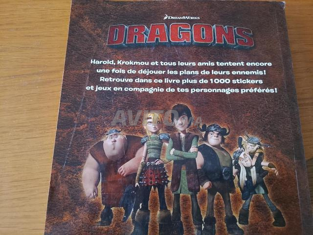 1000 autocollants et jeu sur la série Dragon - 2