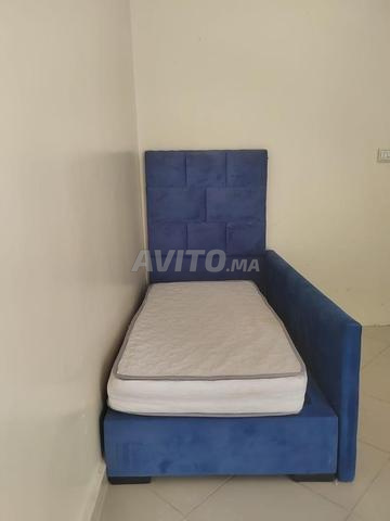 إطار سرير أزرق جديد للبيع - 2
