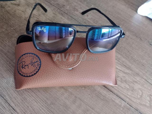 Rayban lentilles bleues lunettes de soleil زاج - 2