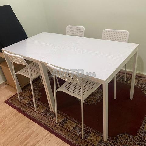 2 Tables IKEA MELLTORP et 4 Chaises - 2