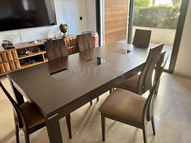 Table à manger avec 6 chaises – Très bon état - 2