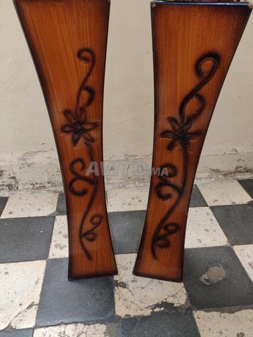 2 vases en bois comme neuf - 2