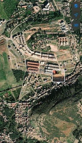 Terrain à vendre titré à Aourir, route du Palais, trois façades, 287m²