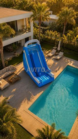 Toboggan Gonflable Piscine Géant - 2