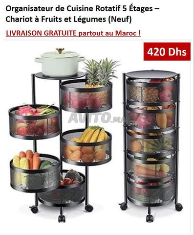 Organisateur de Cuisine Rotatif 5 Étages