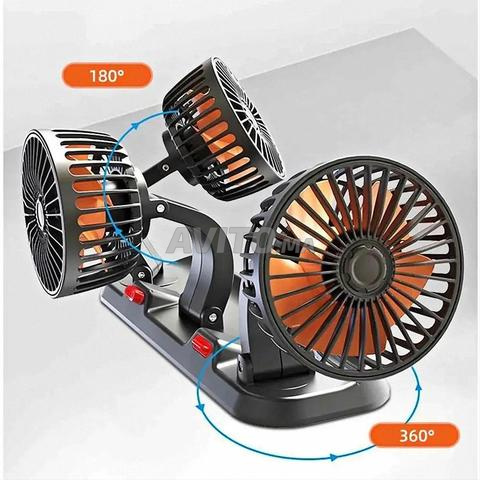🚚 Livraison Gratuite 🚚 Ventilateur de voiture rotatif à trois têtes - 2