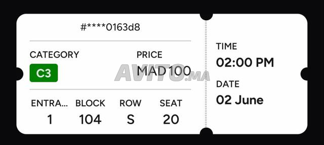 Billet Maroc Madagascar Bloc 104 - 2